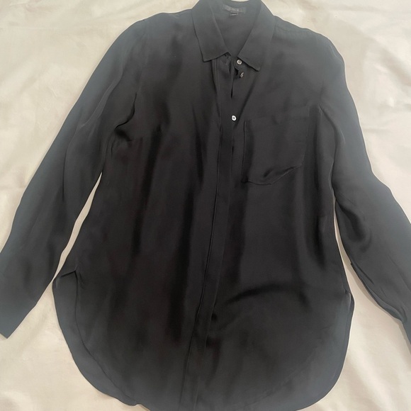 J Crew size 6 silk tunic blouse - Picture 6 of 10